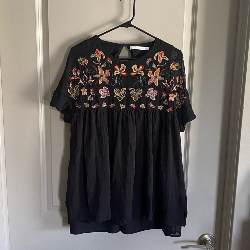 Zara Floral Embroidered Dress - Picture 6 of 16